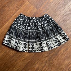 EUC print skater skirt